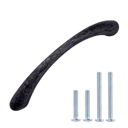 South Main Hardware Tapered Bow Cabinet Handle, 3" Length (2.52" Hole Center), Oil Rubbed Bronze, 10PK SH8000-OR-10